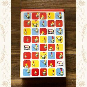 Vintage Kellogg’s Froot Loops Tin – Toucan Sam Collector’s Item